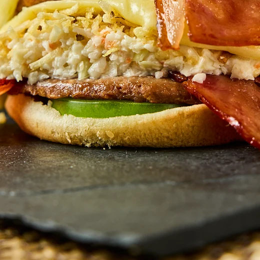 Carne de hamburguesa de Los Super