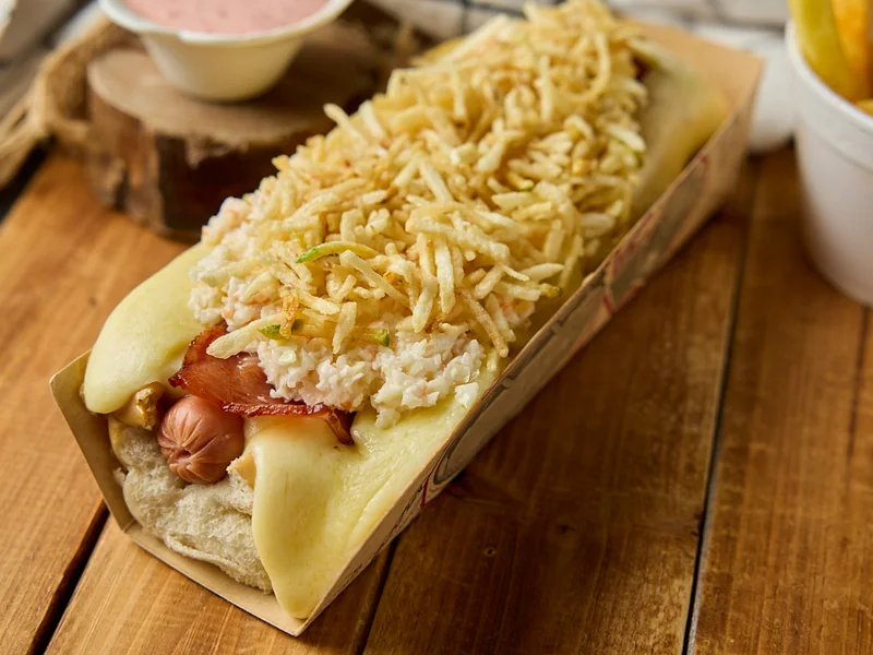 Perro full queso de Los Super